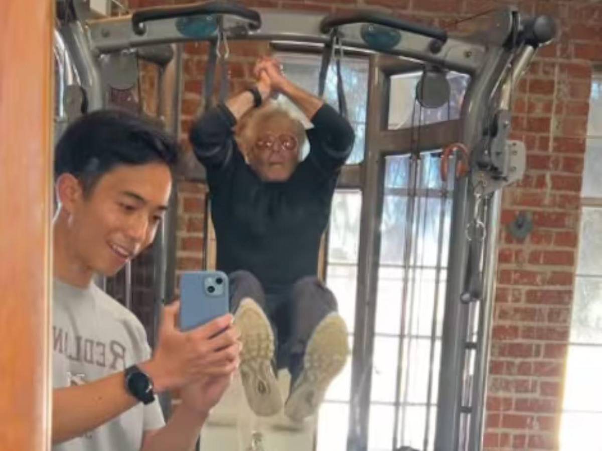 88 años y en forma: El actor Jorge Rivero sorprende con su rutina de ejercicio