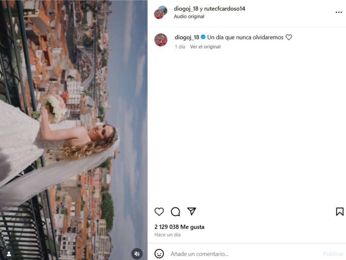 ¿Quién es Rute Cardoso, esposa de Diogo Jota? Se habían casado 10 días antes del accidente