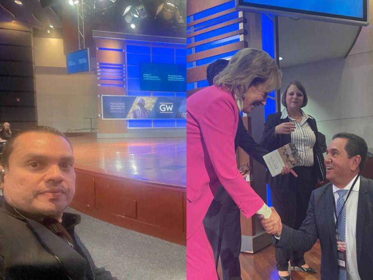 Tomás Zambrano y “Toño” Rivera asisten a conferencia de hermana de Joe Biden