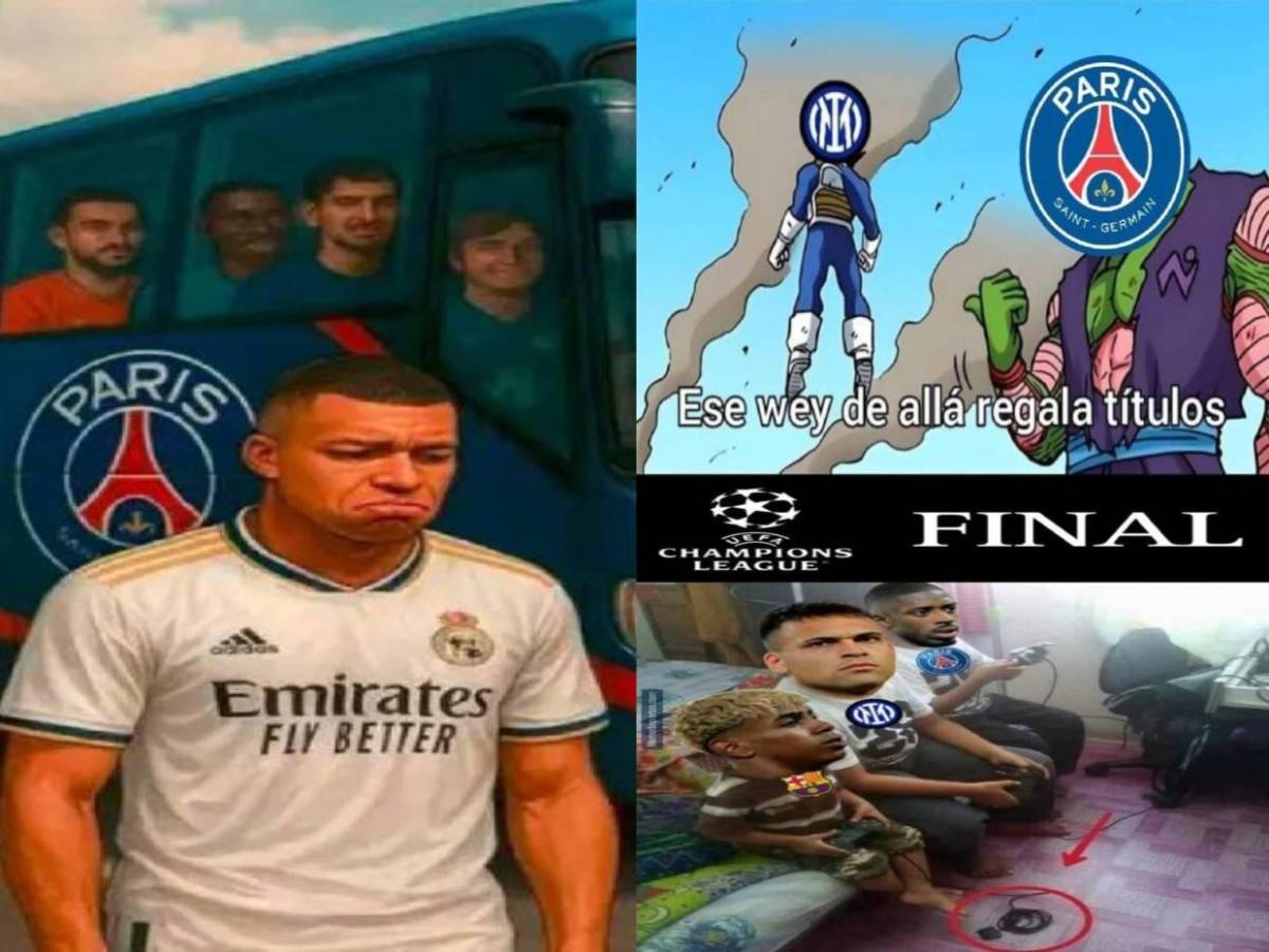 Real Madrid también sufre: Memes tras humillación del PSG al inter en final de Champions League