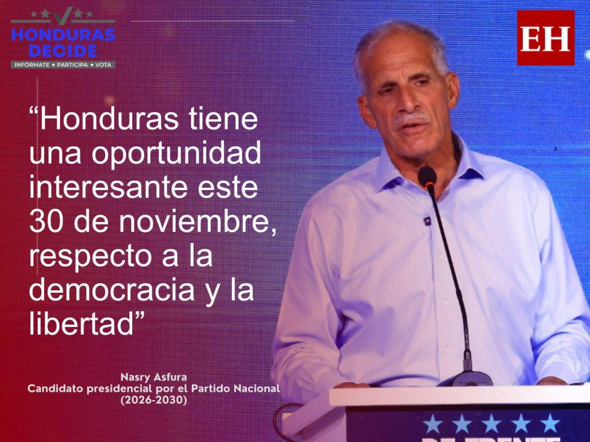Denme esa oportunidad, Honduras: las frases de Nasry Asfura en foro de USAP