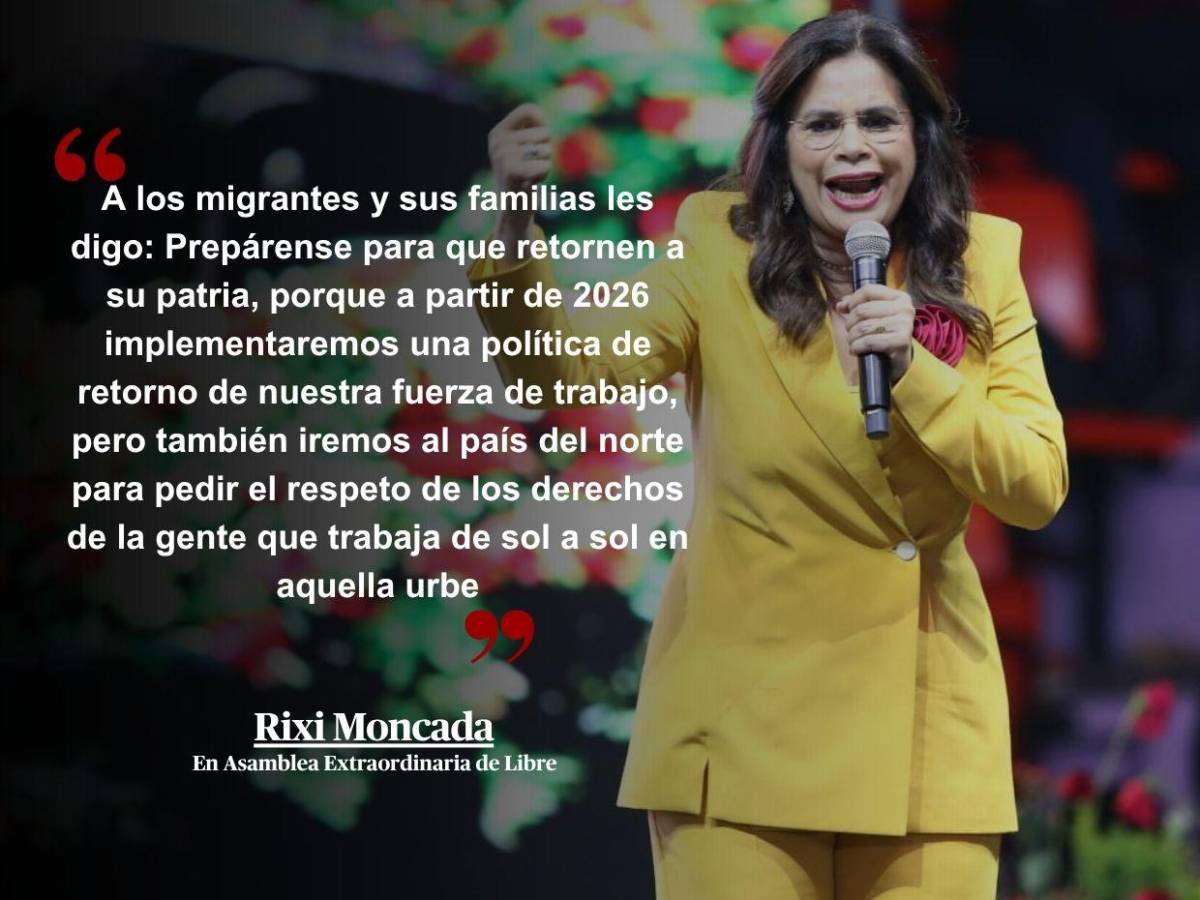 “Soy del pueblo, soy justicia”: 33 frases de Rixi Moncada en asamblea de Libre rumbo a las generales “Soy del pueblo, soy justicia”: 33 frases de Rixi Moncada en asamblea de Libre rumbo a las generales