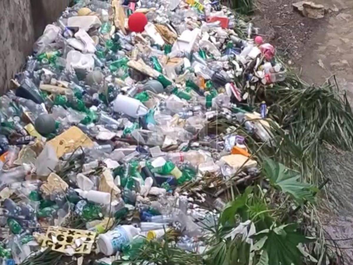 Basura en quebrada El Sapo aumenta riesgo de inundaciones en la 3 de Mayo