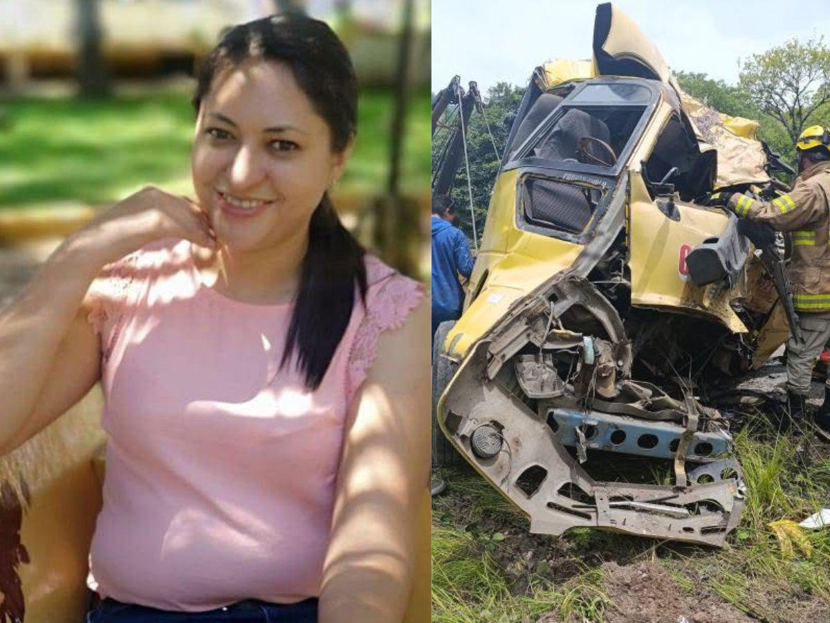 Fany viajó con su hijo para visitar a sus padres: víctima del brutal accidente de bus en Copán