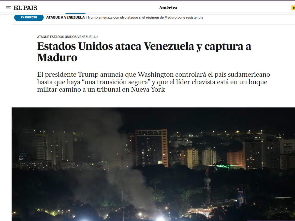 Un “dictador” capturado: así informó el mundo la detención de Nicolás Maduro