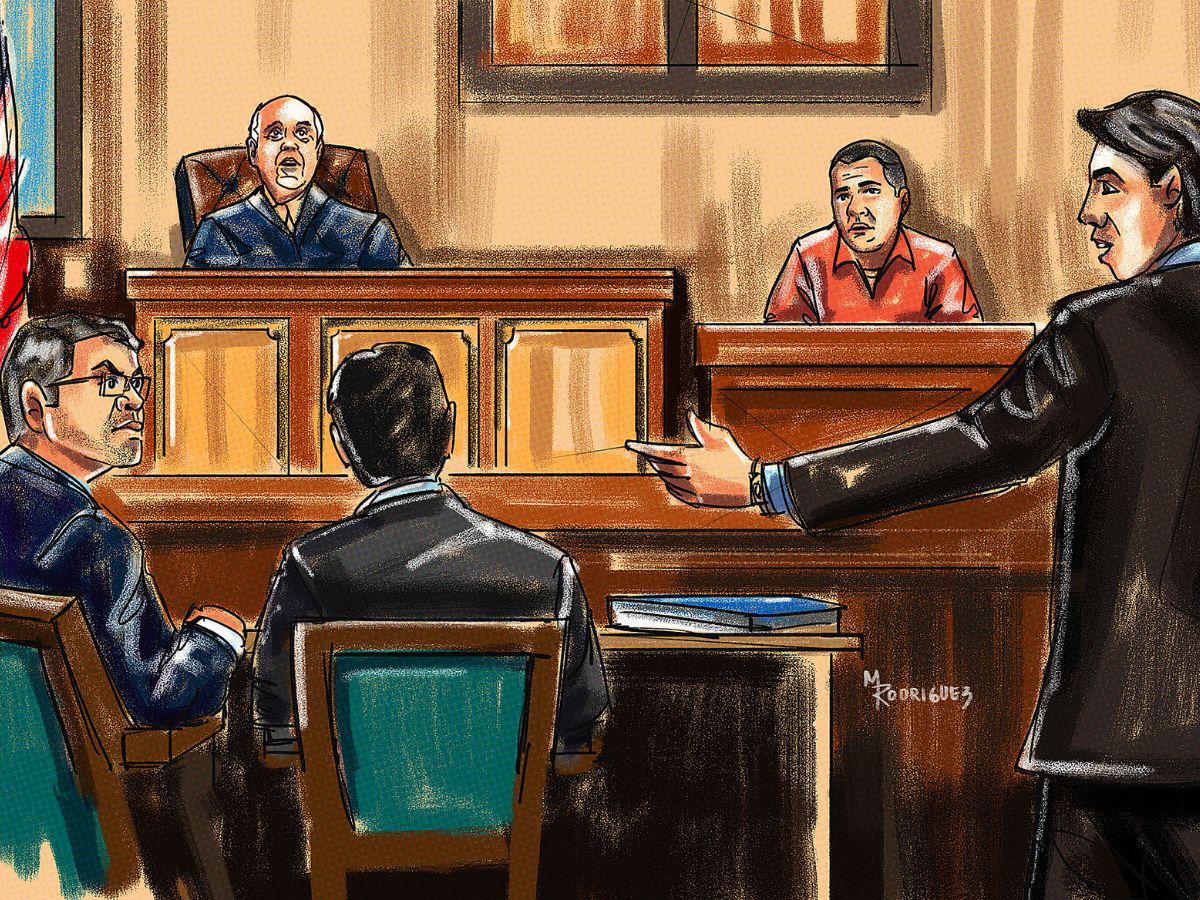 Fiscalía y defensa a la última batalla en el juicio de Juan Orlando Hernández