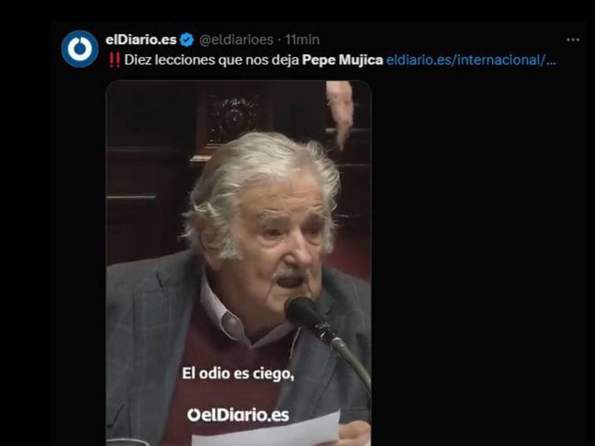 Así informa el mundo la muerte de Pepe Mujica, expresidente de Uruguay