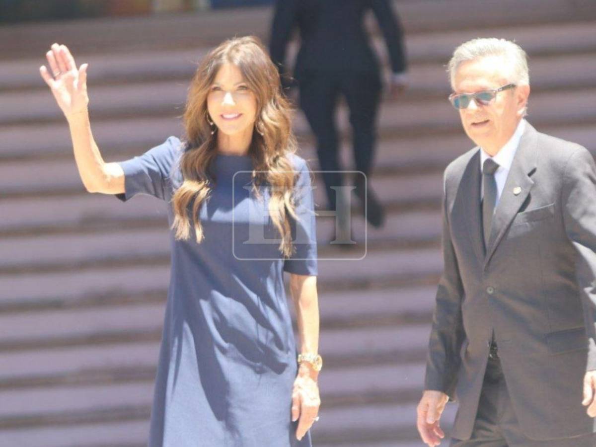 Bajo fuerte blindaje: Kristi Noem y Nasry Asfura se reunieron en Casa Presidencial