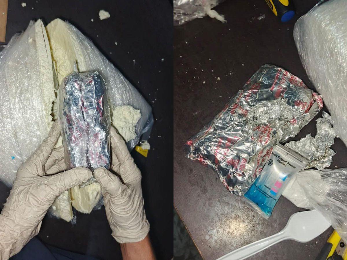 El queso iba como encomienda, pero llevaba cocaína: así intentaron enviar droga a EE UU desde Honduras