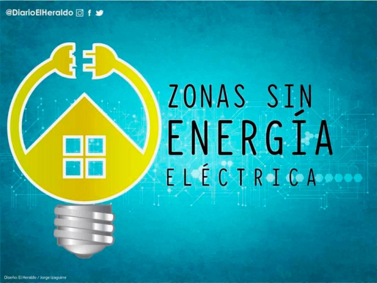 Zonas que no tendrán energía eléctrica este sábado 25 de noviembre