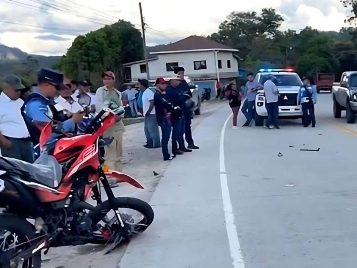 Misael López compró su moto y minutos después murió tras accidentarse en Lempira
