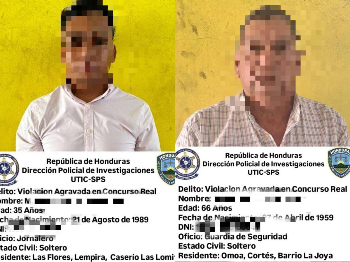 Guardia de seguridad vivía con una menor de 14 años en Cortés; su amigo la embarazó