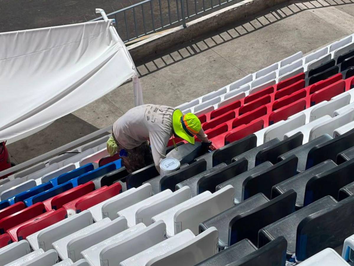 Gobierno de Xiomara Castro lo había dejado así: Condepor hace cambios en el Estadio Nacional