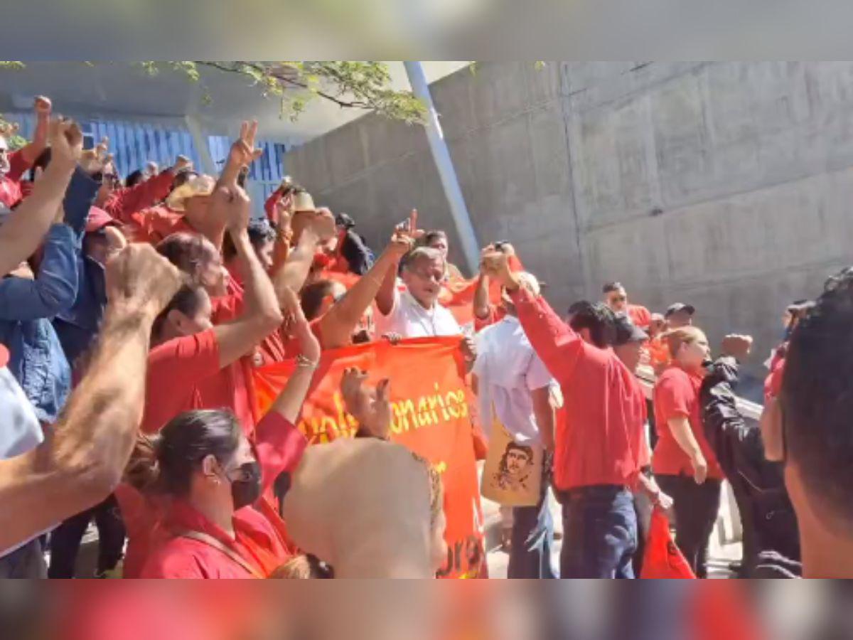 Militantes de Libre exigen destitución de ministro de Salud y otros funcionarios