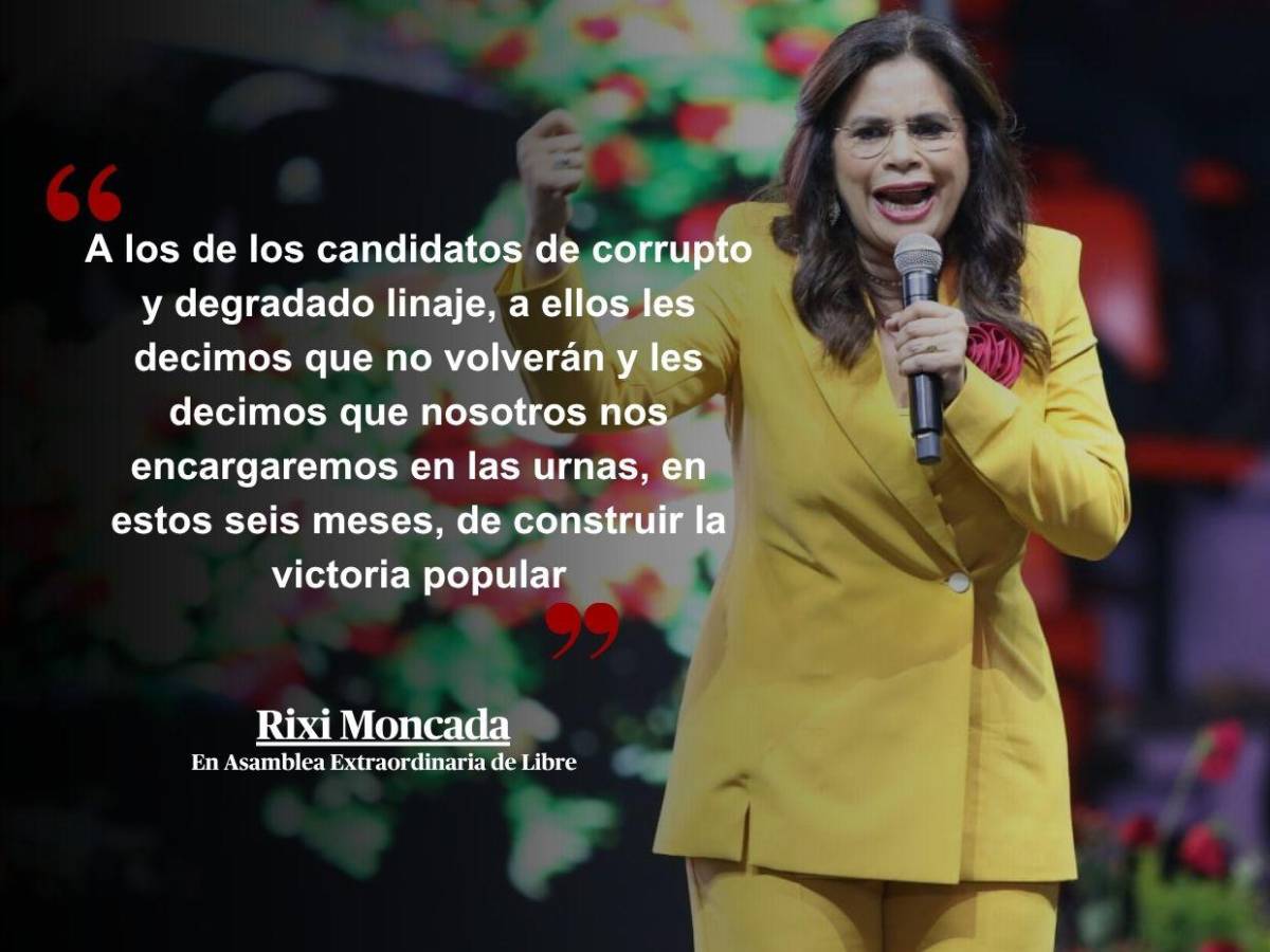 “Soy del pueblo, soy justicia”: 33 frases de Rixi Moncada en asamblea de Libre rumbo a las generales “Soy del pueblo, soy justicia”: 33 frases de Rixi Moncada en asamblea de Libre rumbo a las generales