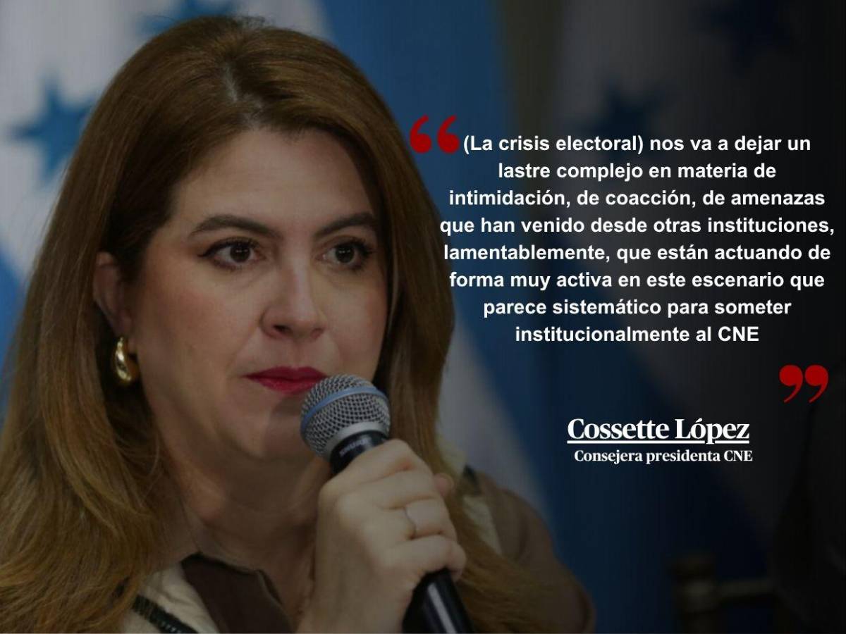 Estamos en pérdida de calidad democrática: Cossette López sobre crisis electoral