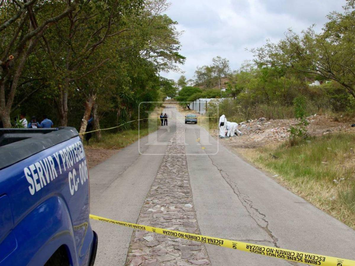 Embolsada y maniatada, hallan a una persona muerta en Nueva Aldea de la capital