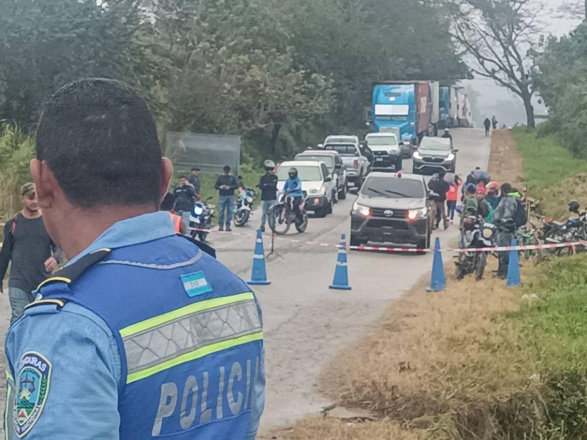 Socavón deja incomunicado punto fronterizo entre Honduras y Nicaragua