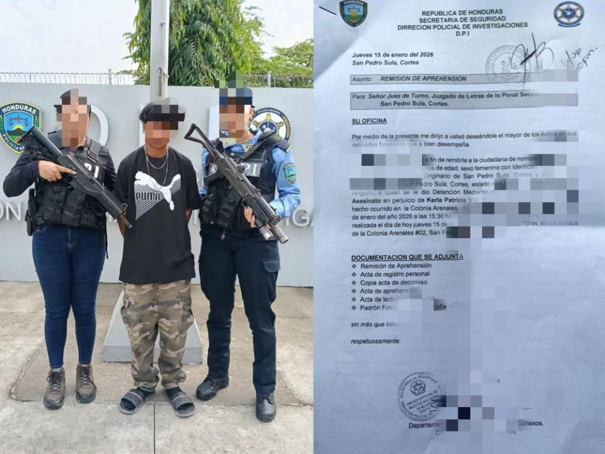 Capturan a joven vinculada a crimen de dirigente patronal en SPS, ¿ella le dio la señal al sicario?