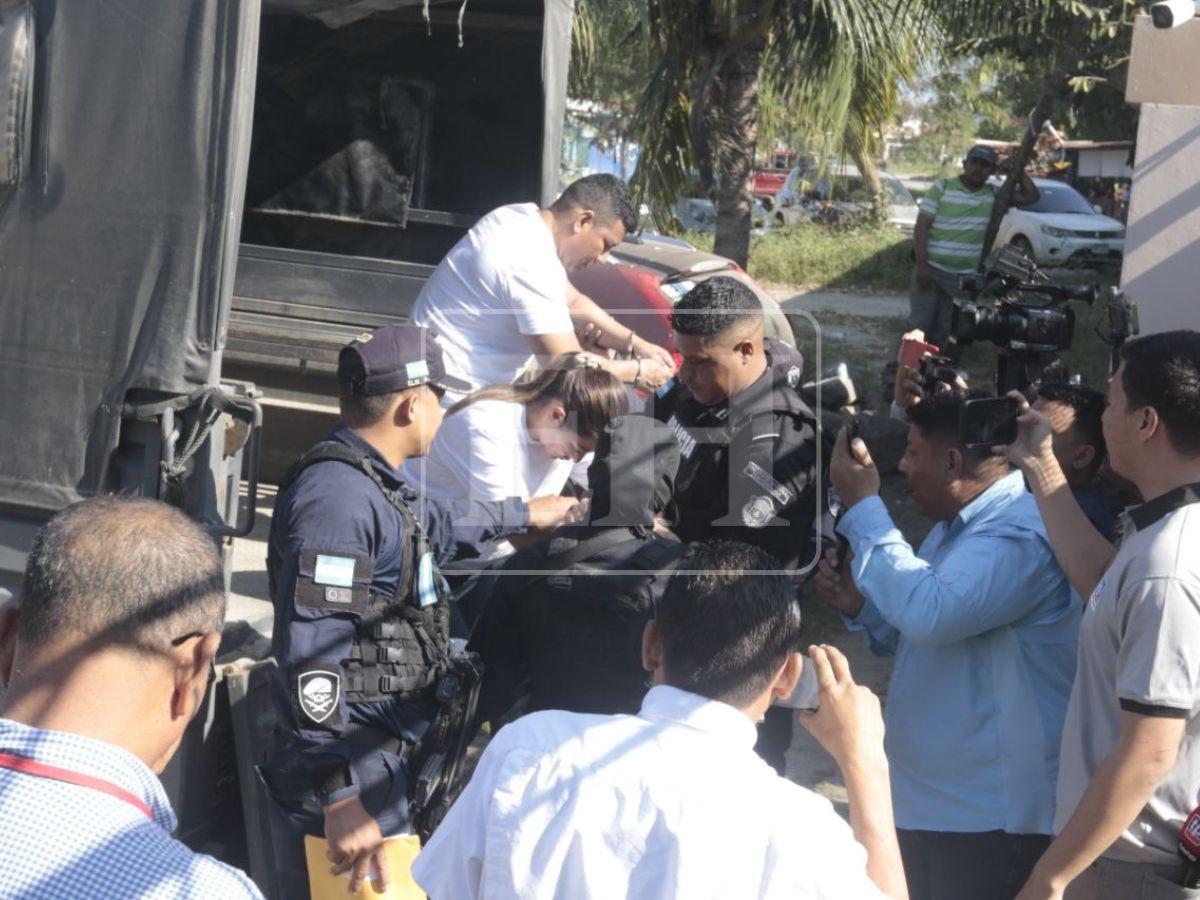 Trasladan a los juzgados a Ángel y Gina, amigos que habrían asesinado a pareja en Yoro