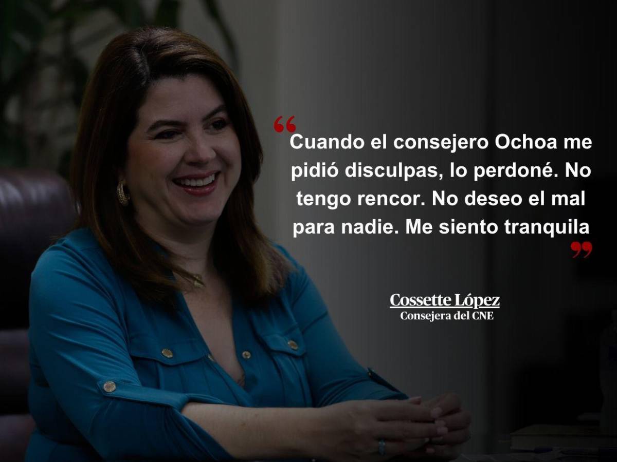 Creemos que nuestras comunicaciones están intervenidas: Frases de Cossette López antes de dejar la presidencia del CNE