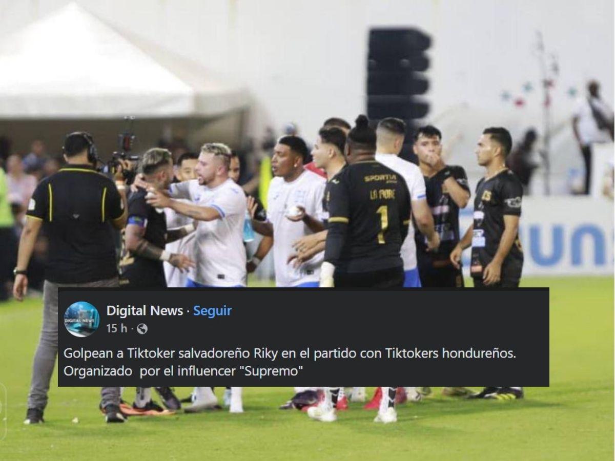 Lo que dice prensa salvadoreña tras derrota ante tiktokers de Honduras: Fueron maltratados
