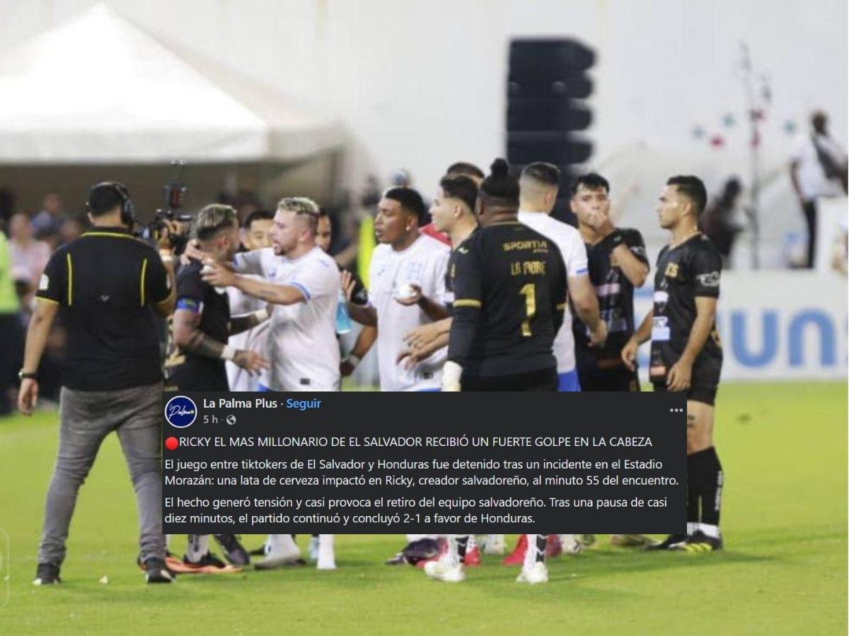 Lo que dice prensa salvadoreña tras derrota ante tiktokers de Honduras: Fueron maltratados