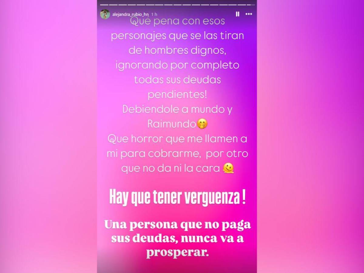 ¿Le cobran a Alejandra Rubio deudas de su expareja?: Se la tiran de hombres dignos ¿Le cobran a Alejandra Rubio deudas de su expareja?: Se la tiran de hombres dignos