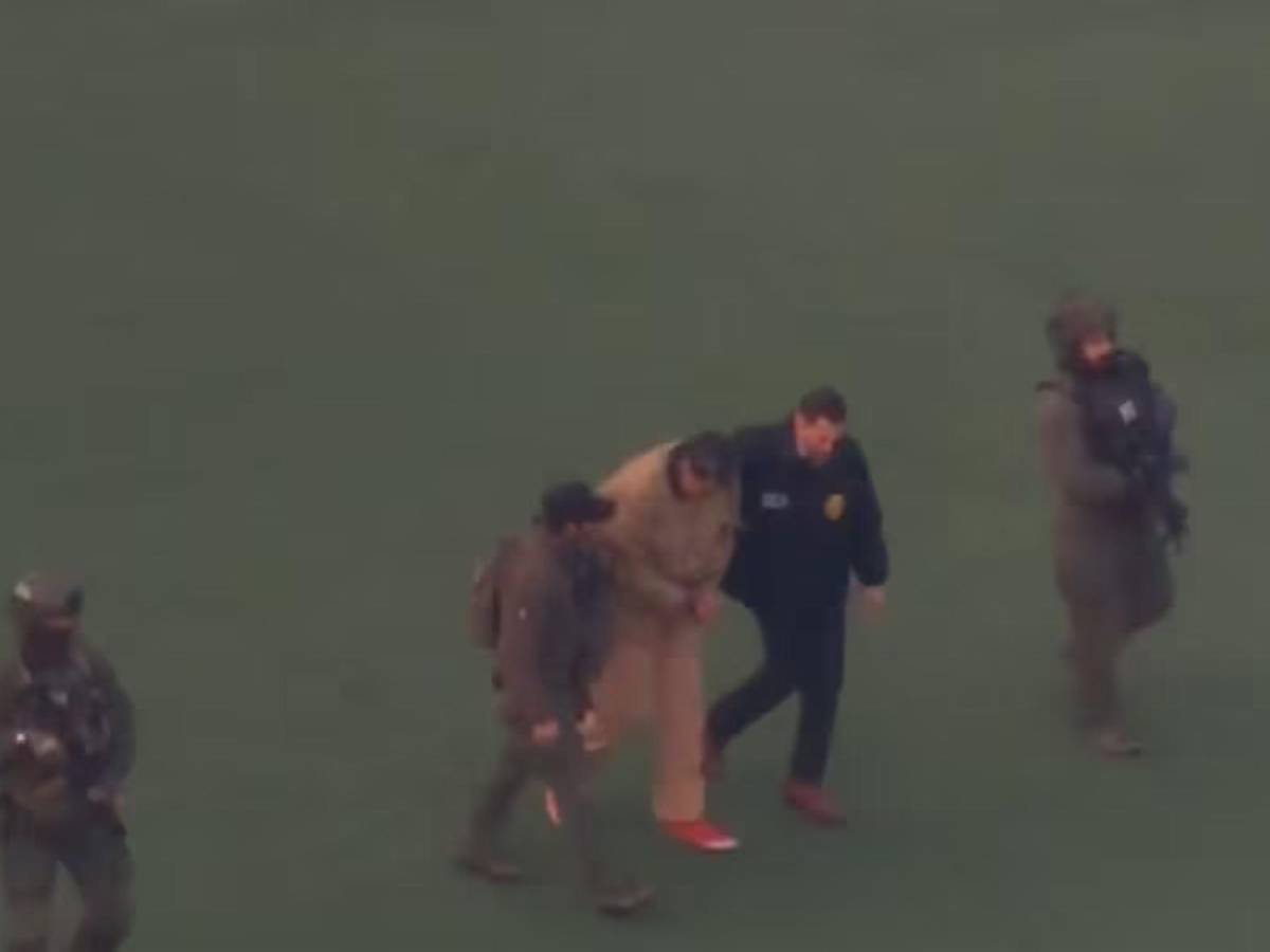 Las primeras imágenes del traslado de Nicolás Maduro al tribunal federal de Nueva York