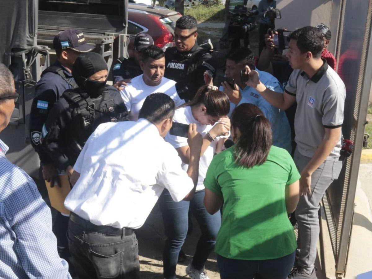 Trasladan a los juzgados a Ángel y Gina, amigos que habrían asesinado a pareja en Yoro