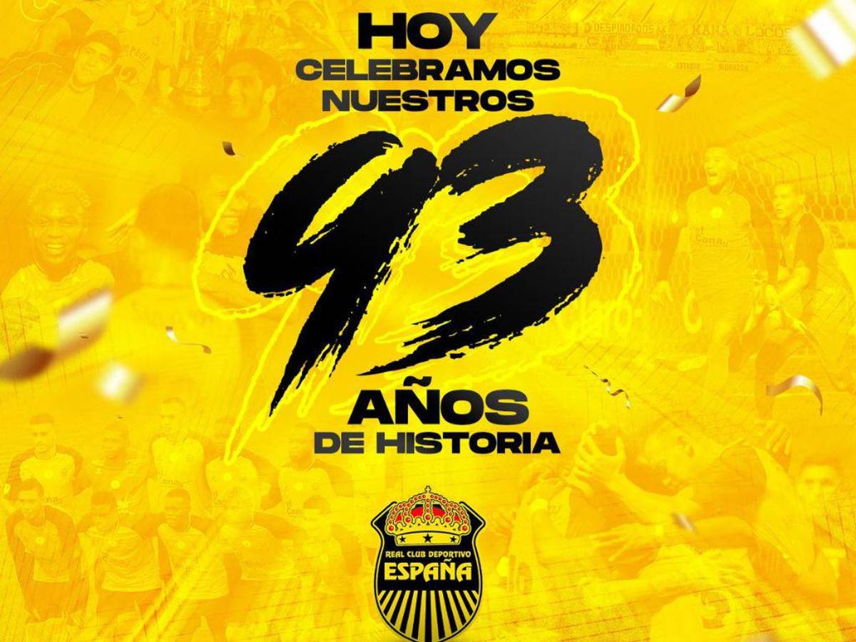 ¡La Máquina Pita! Real España celebra este 14 de julio sus 93 años de aniversario