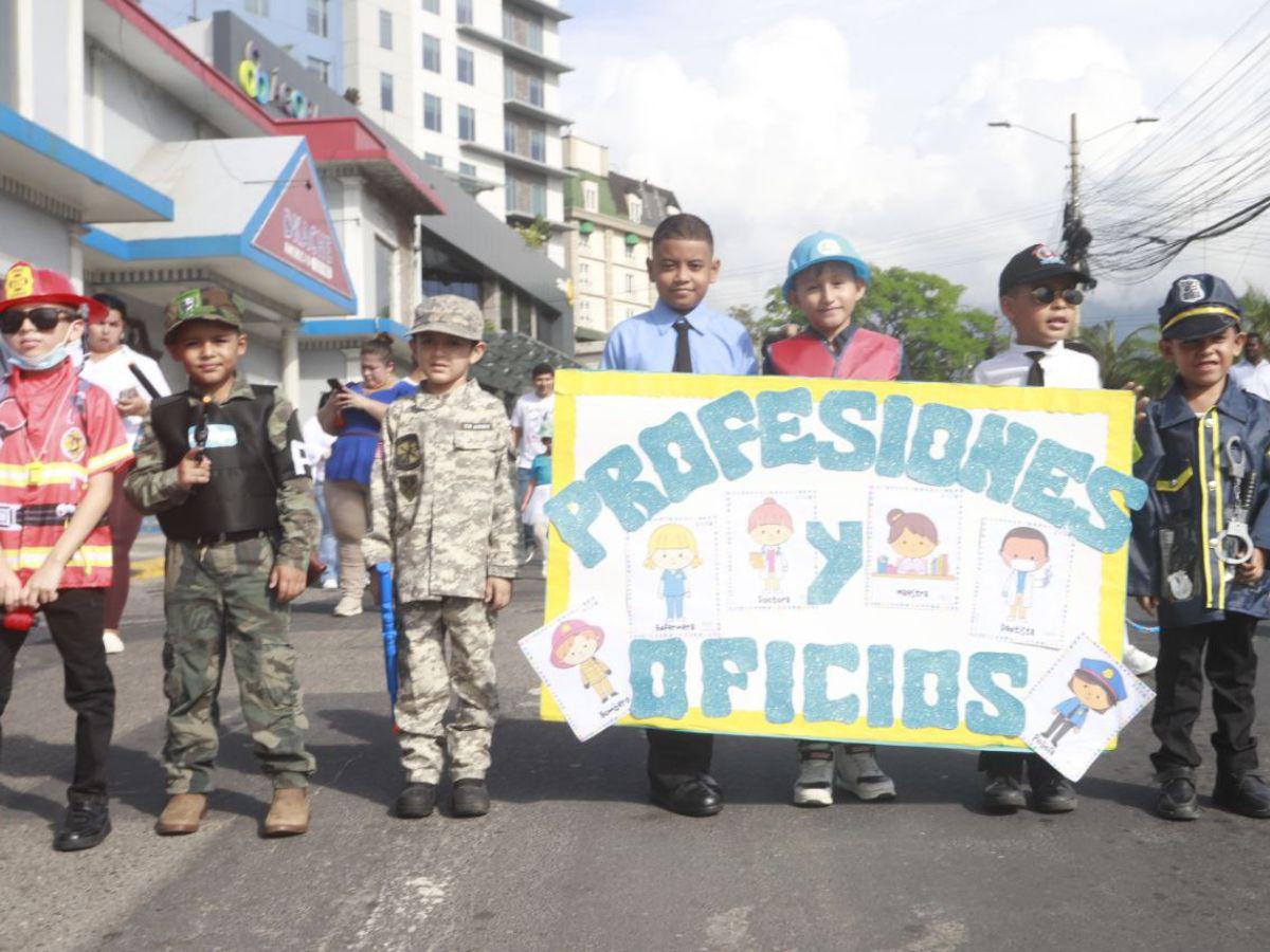 Pequeños con grandes sueños: un homenaje a las profesiones y oficios en los desfiles patrios