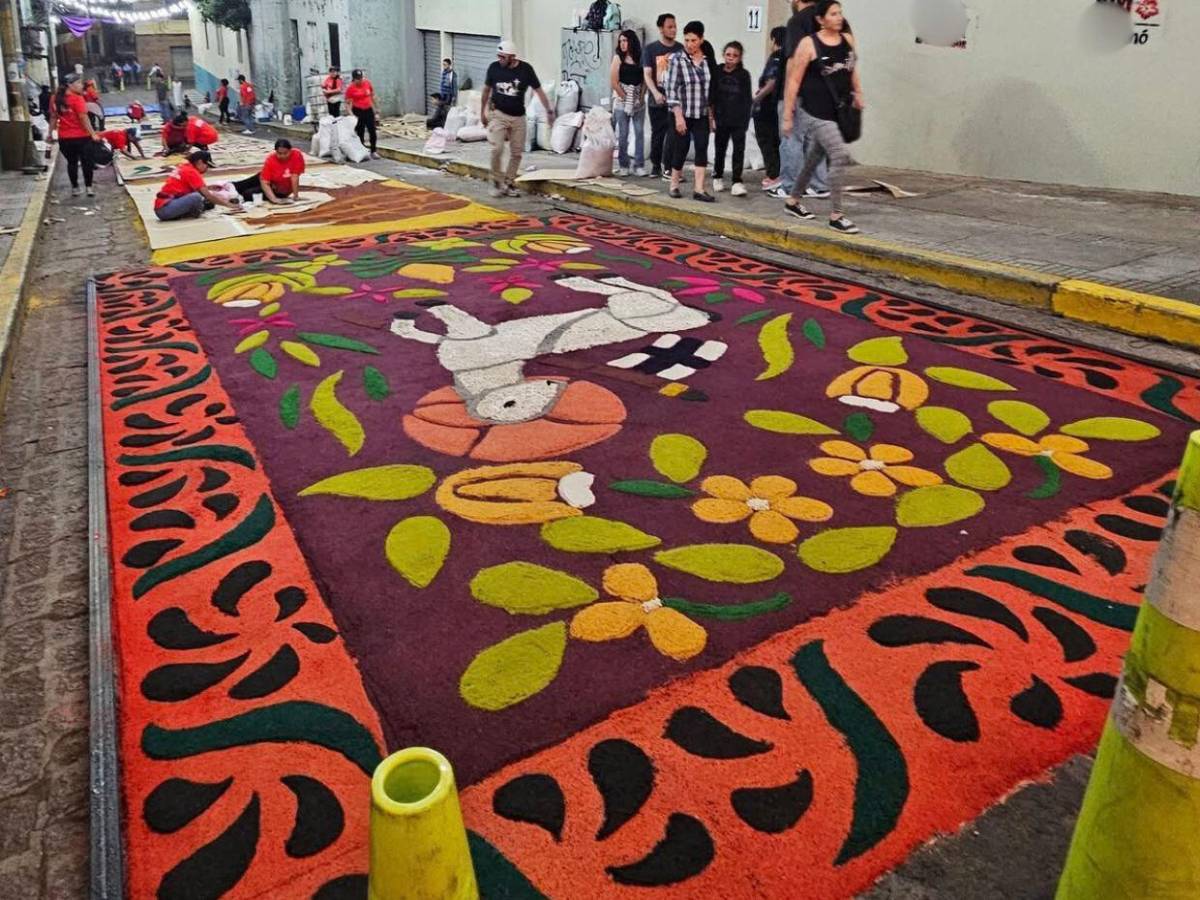 Semana Santa en Honduras: arte, fe y tradición en alfombras de aserrín Semana Santa en Honduras: arte, fe y tradición en alfombras de aserrín