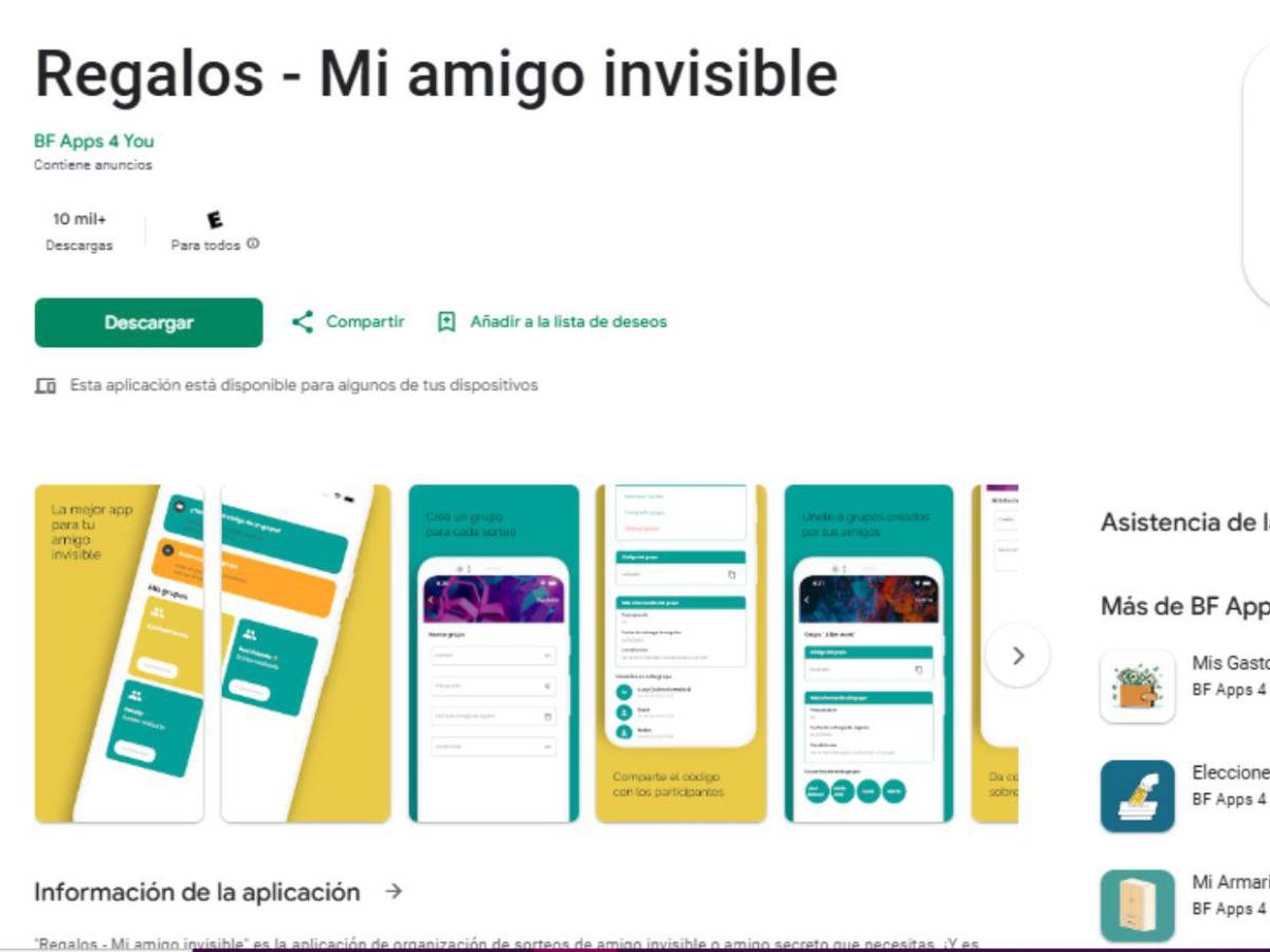 Nueve aplicaciones de uso para el amigo secreto o cuchumbo: lista de las mejores