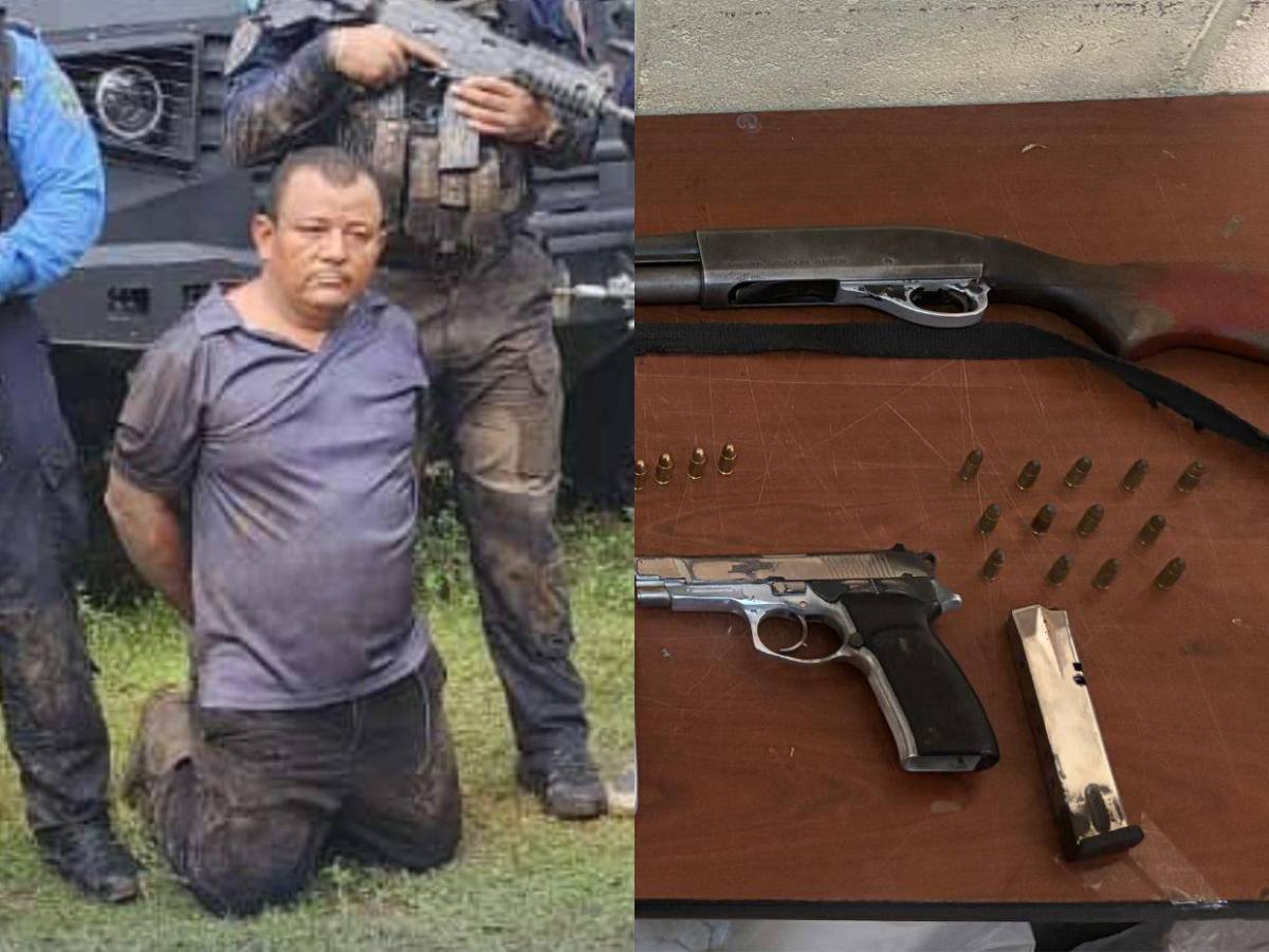 Capturan a cabecilla de banda Los Almendarez” en Juticalpa, Olancho