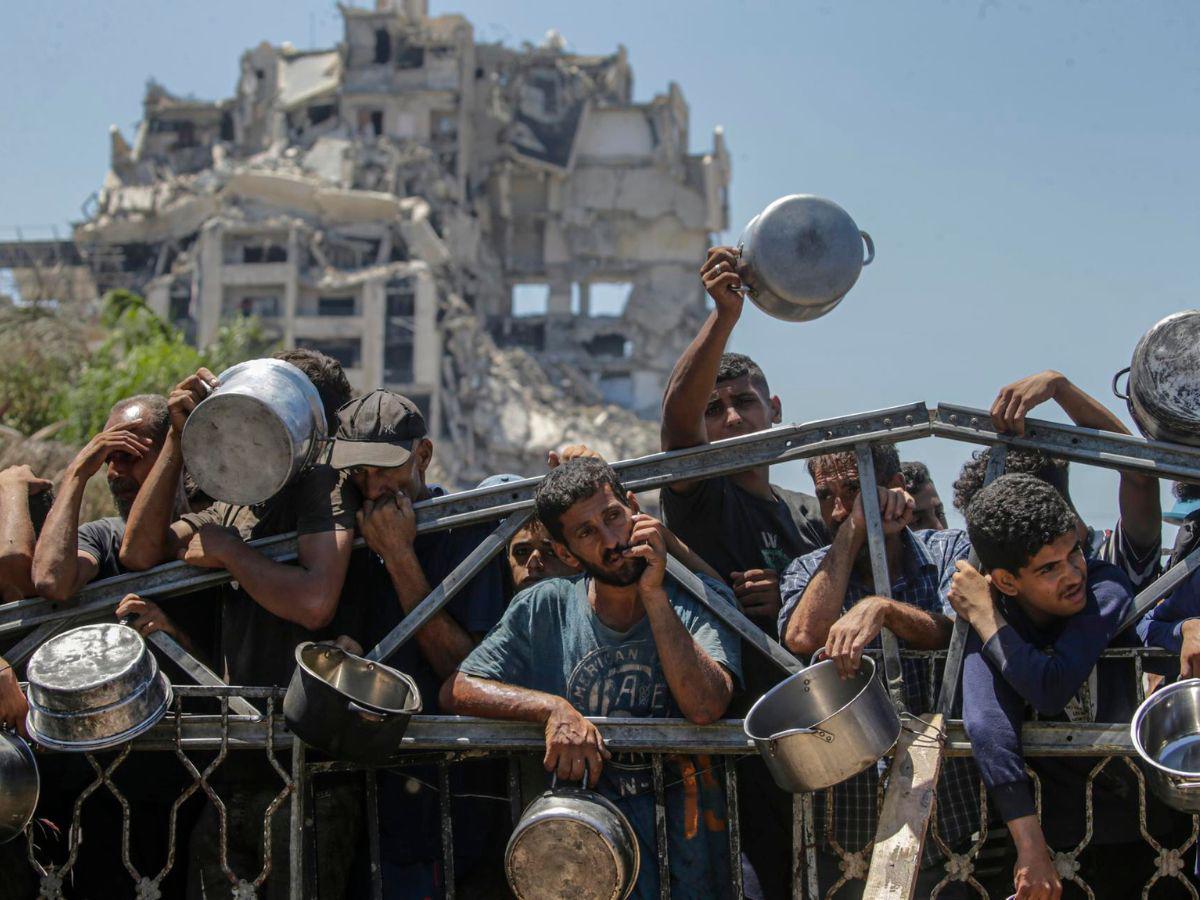 Desesperación y hambre: la lucha de los palestinos por conseguir comida en Gaza