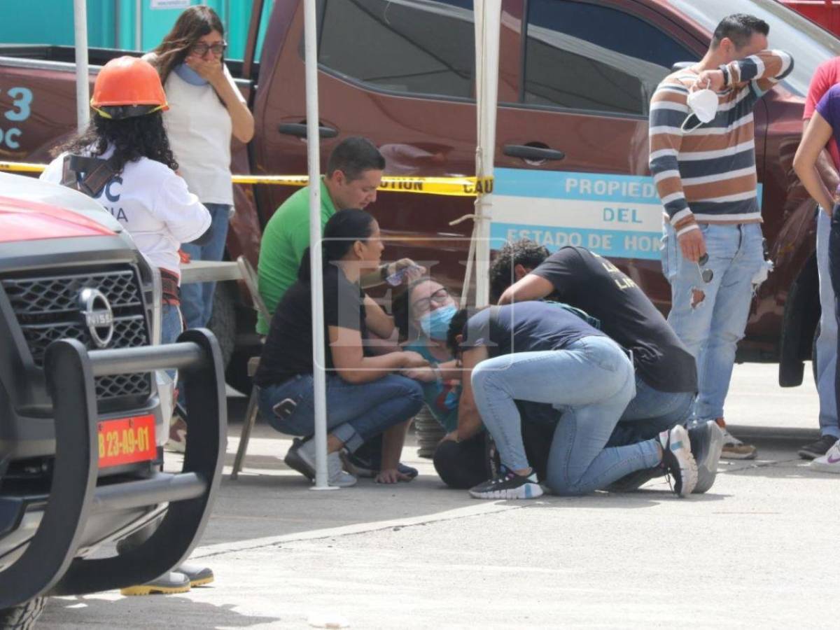 Desgarradoras imágenes de la familia de Félix Núñez tras encontrar su cuerpo en el anillo periférico
