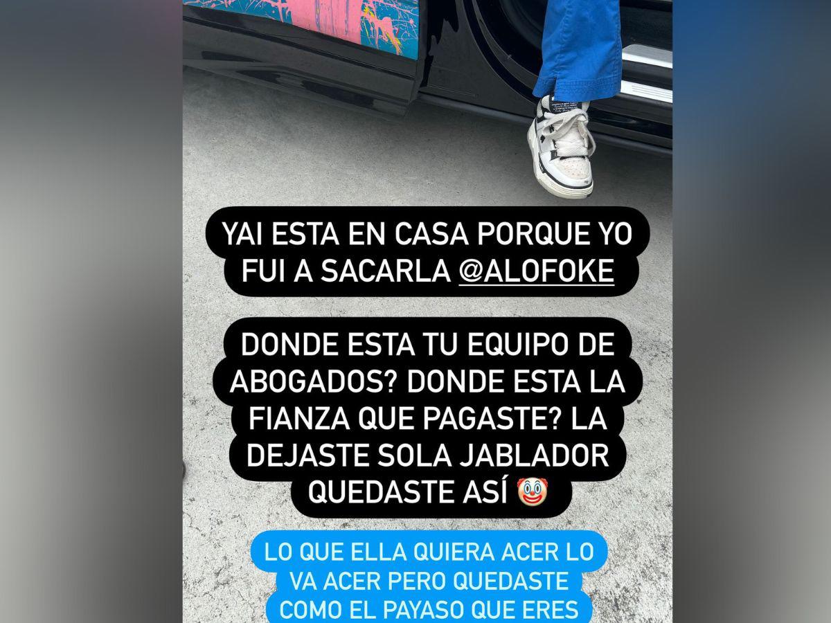 La publicación de Tekashi asegurando que Yailin regresó con él.