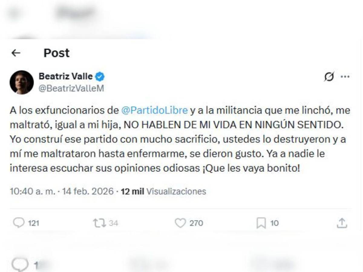 En 2021, Beatriz Valle dijo que Nasry Asfura era corrupto; ahora defiende su nombramiento