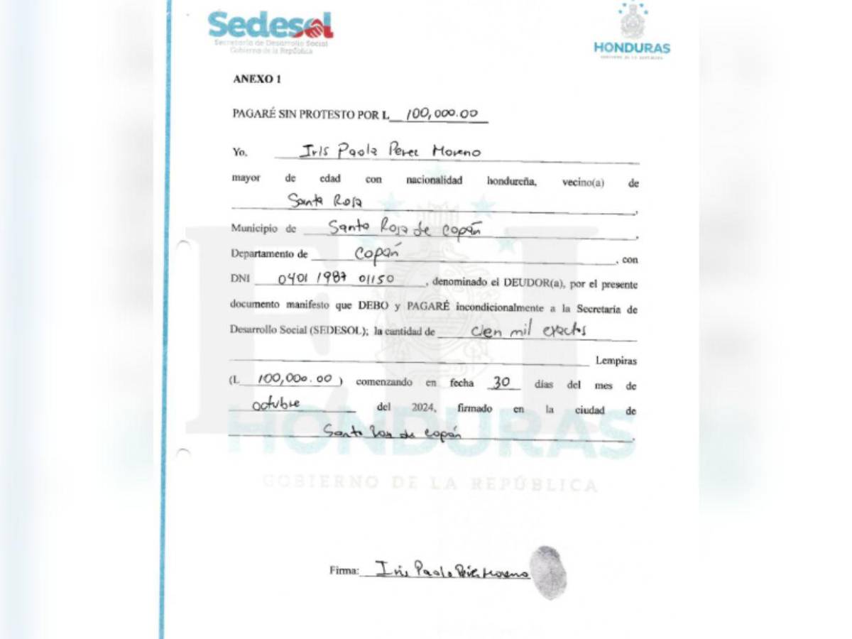 Con foto mal tomada de su casa, excuñada de Isis Cuéllar recibió L100 mil de Sedesol