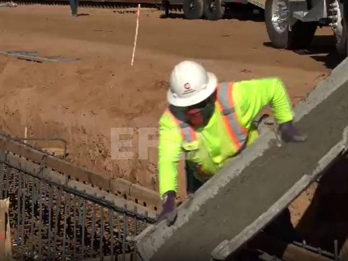 ¿En qué consiste el nuevo muro negro de Trump para frenar a  migrantes?