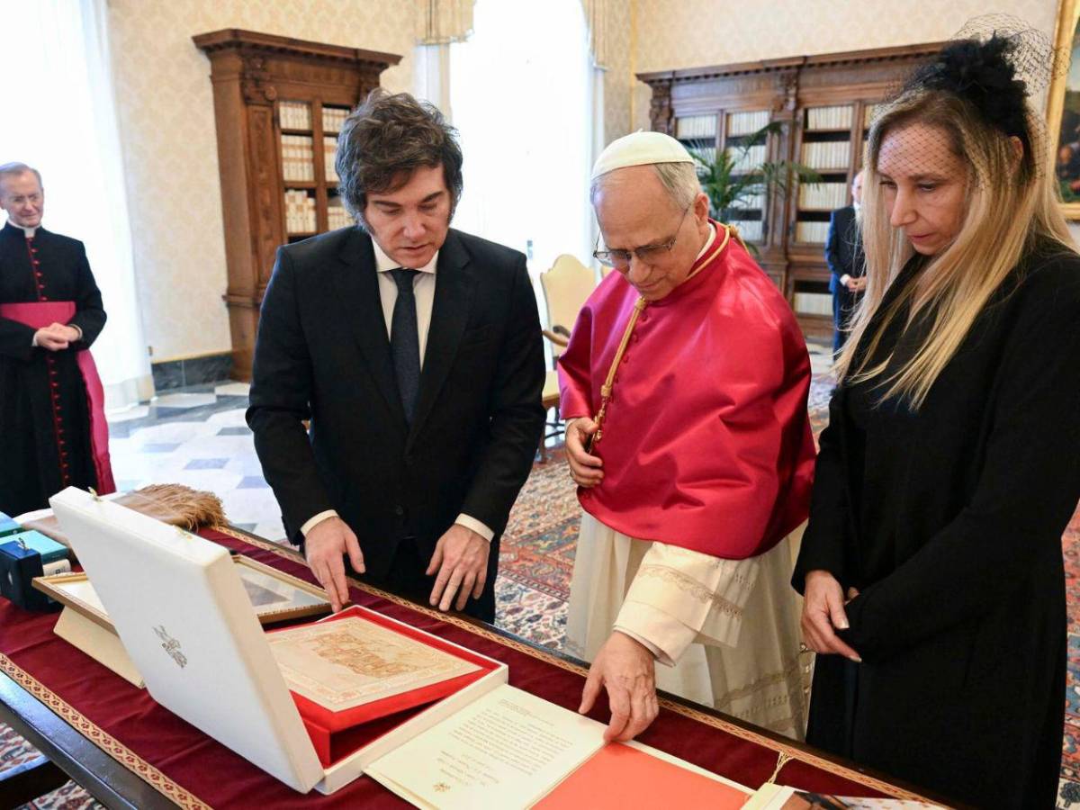 Así fue la reunión del papa León XIV y el presidente Javier Milei en El Vaticano
