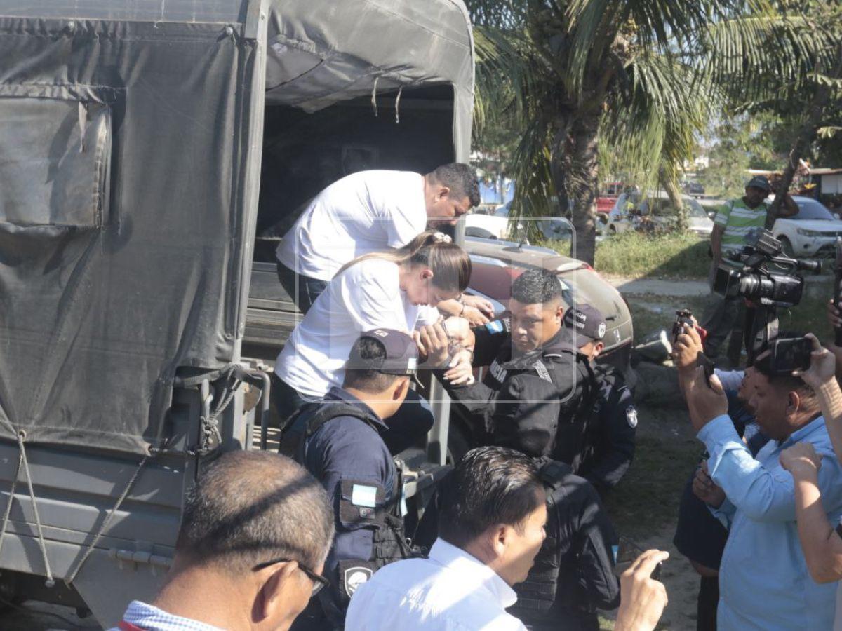 Trasladan a los juzgados a Ángel y Gina, amigos que habrían asesinado a pareja en Yoro