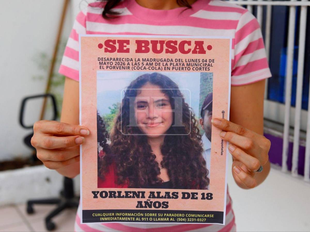 ¿Has visto a Yorleni Alas? Lo último que se sabe de su desaparición en Puerto Cortés