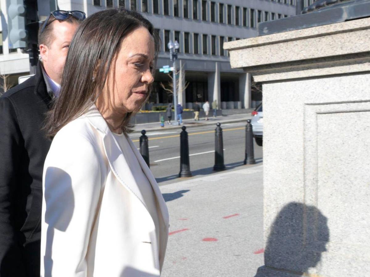 Así fue la llegada de María Corina a la Casa Blanca para reunión privada con Trump