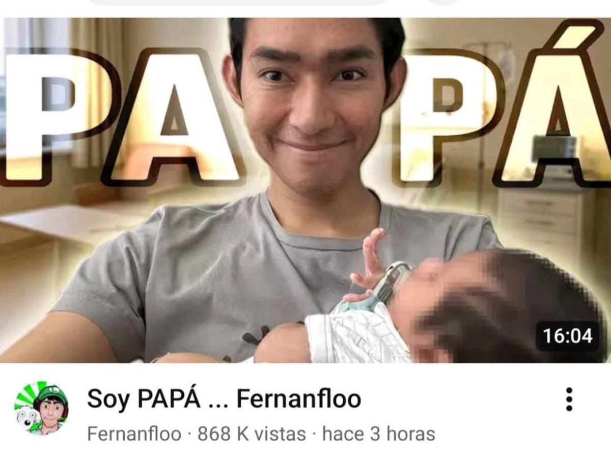 Fernanfloo anuncia que ya es papá y revela el nombre que tendrá su hijo