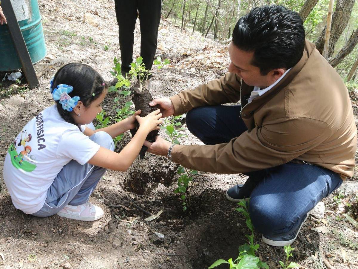 Amor por la naturaleza: Líderes ecológicos reforestaron el parque Juana Laínez