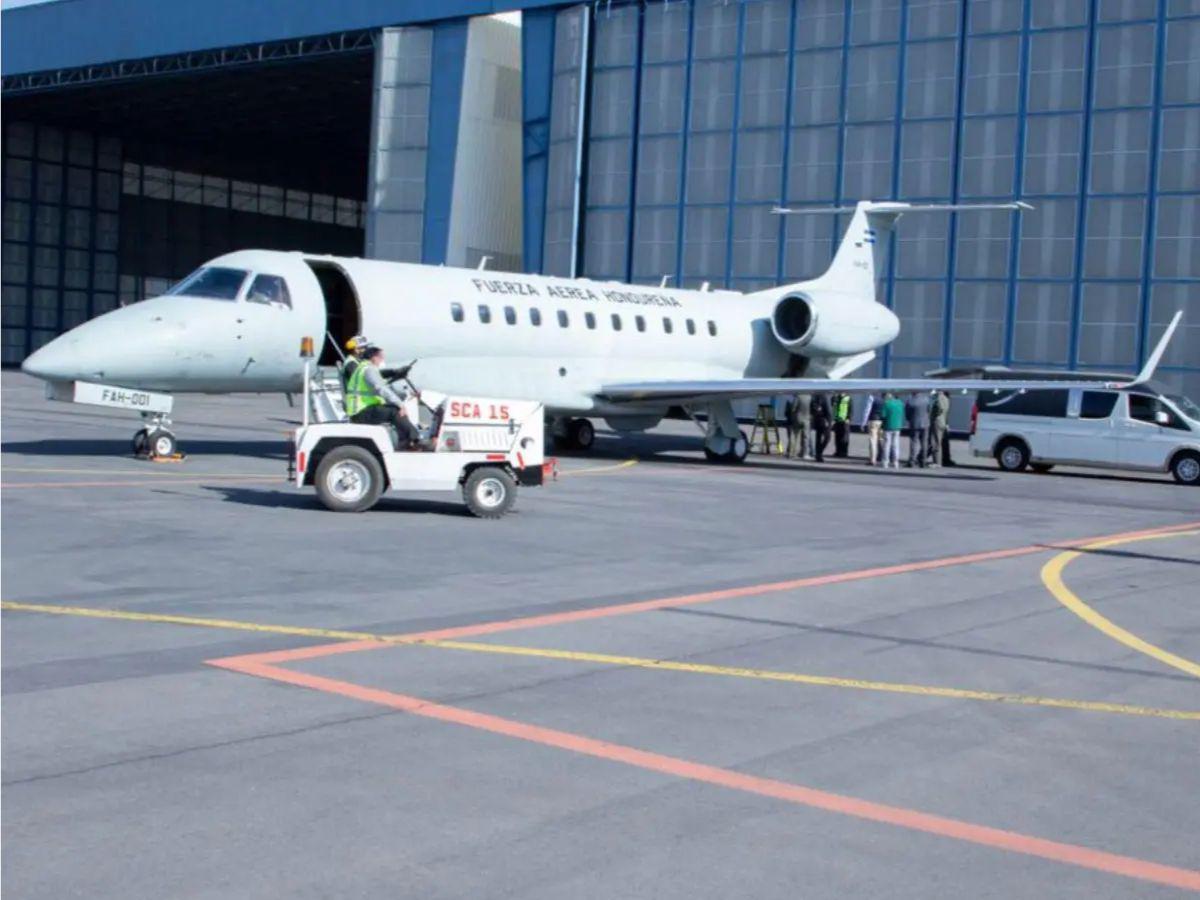 Un interior de lujo: así es el avión presidencial de Honduras que Asfura desea vender