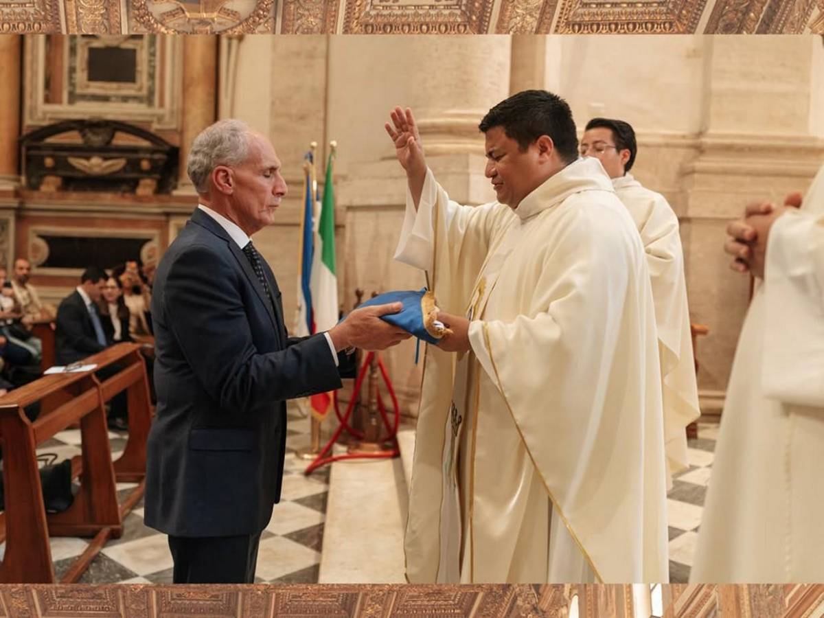 Reunión con diáspora y acuerdos con el Vaticano: la visita de Nasry Asfura a Italia en imágenes