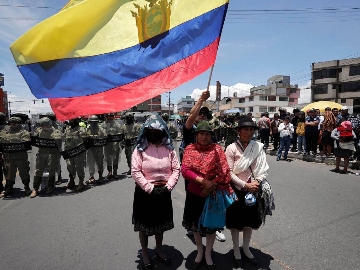 Ecuador enfrenta una semana crítica entre protestas sociales y tensiones institucionales